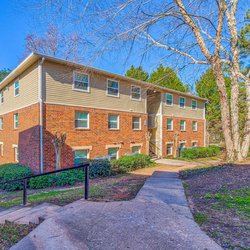 building at Towne West Manor features spacious two & three bedroom apartment homes