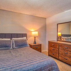 bedroom at Towne West Manor features spacious two & three bedroom apartment homes