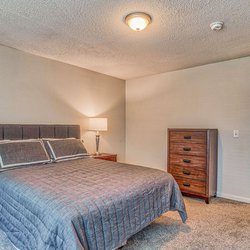 bedroom at Towne West Manor features spacious two & three bedroom apartment homes