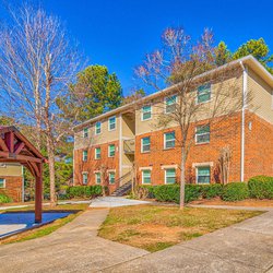 building at Towne West Manor features spacious two & three bedroom apartment homes